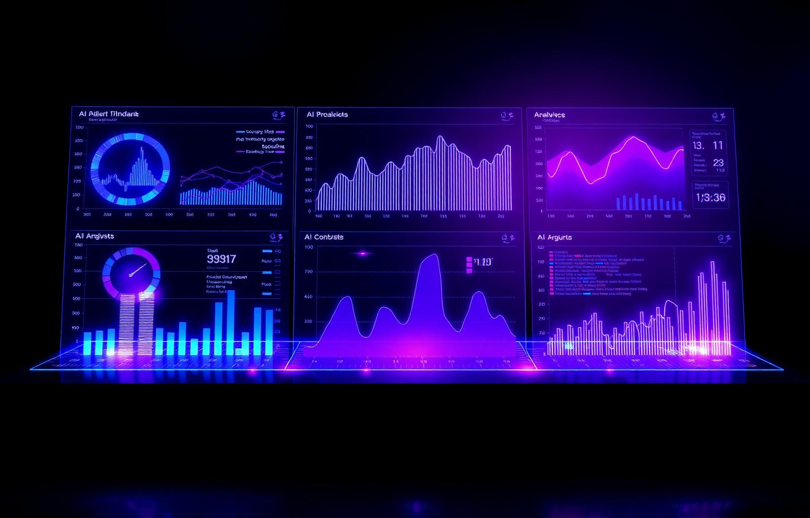 Operations analytics dashboard with real-time charts